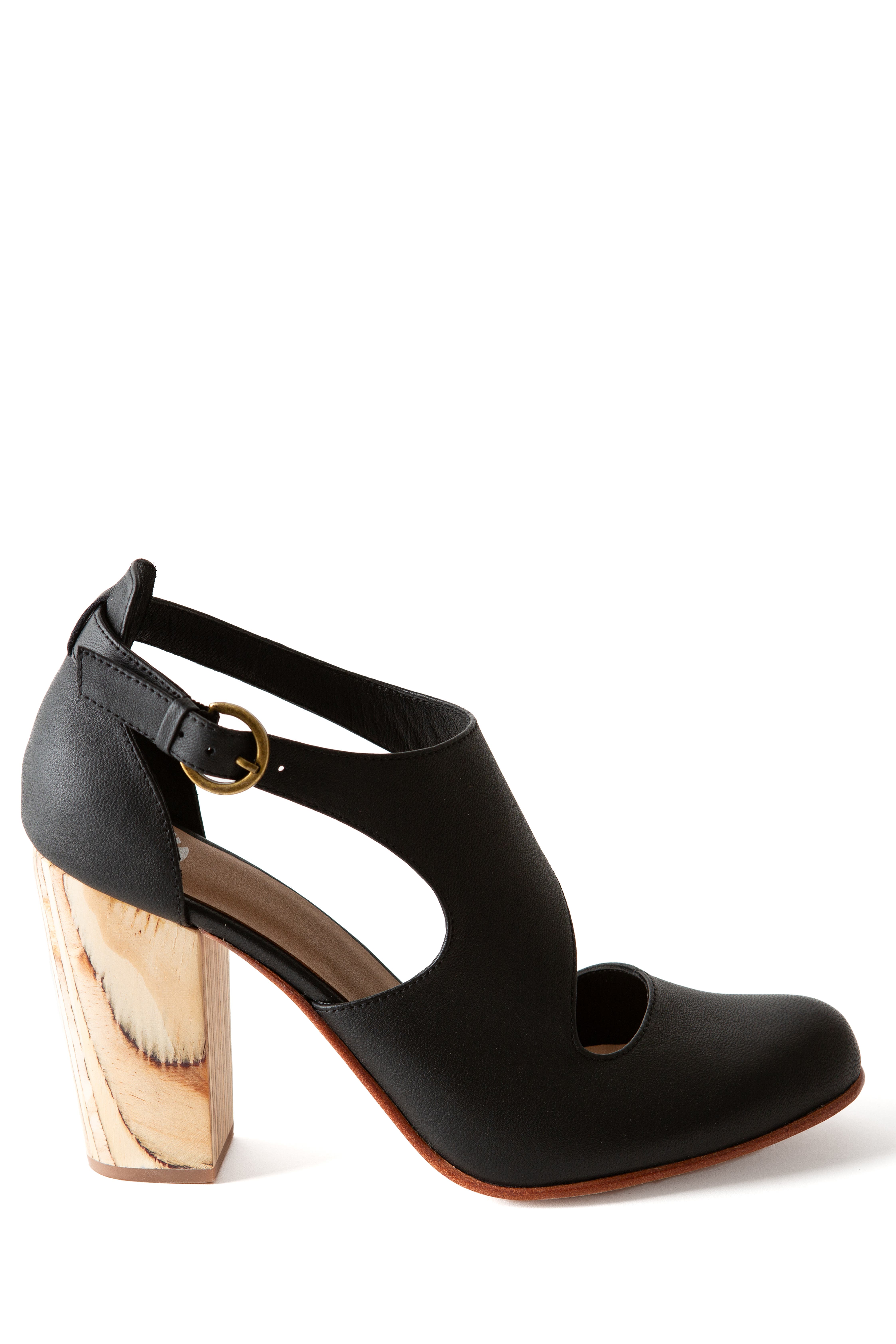 Fortress Luna Naya Asymmetric Cutout Pump, Alternate, color, Black