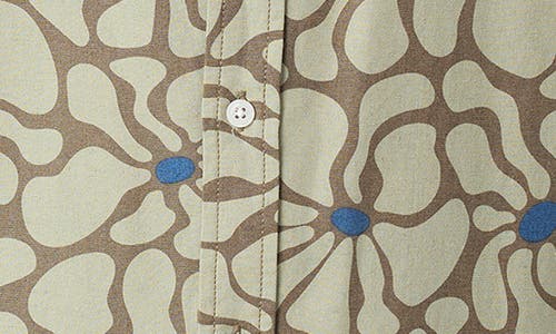 O'neill Men's Original Eco Print Standard Shirt In Seagrass