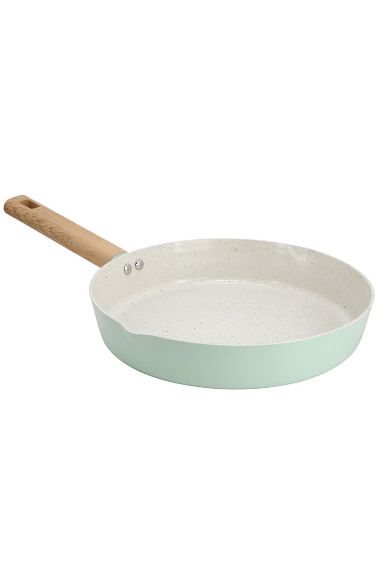 Gibson Home Marbleton Ceramic Nonstick Alumium 11 Inch Frying Pan, Main, color, Green