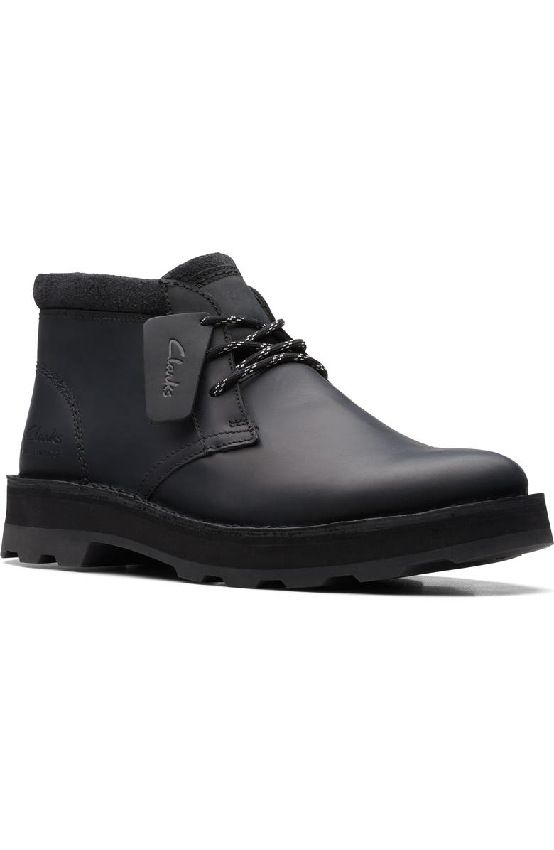 Clarks<sup>®</sup> Corston DB Waterproof Chukka Boot, Main, color,