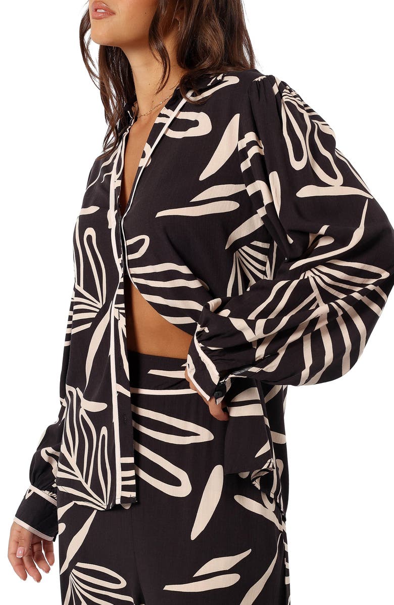 Petal & Pup Talia Floral Button-Up Shirt, Alternate, color,