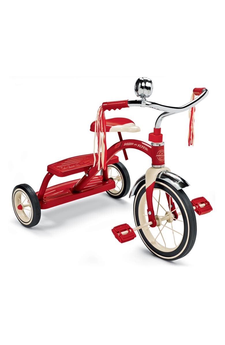 Radio Flyer Classic Red Dual Deck Tricycle, Main, color, Red