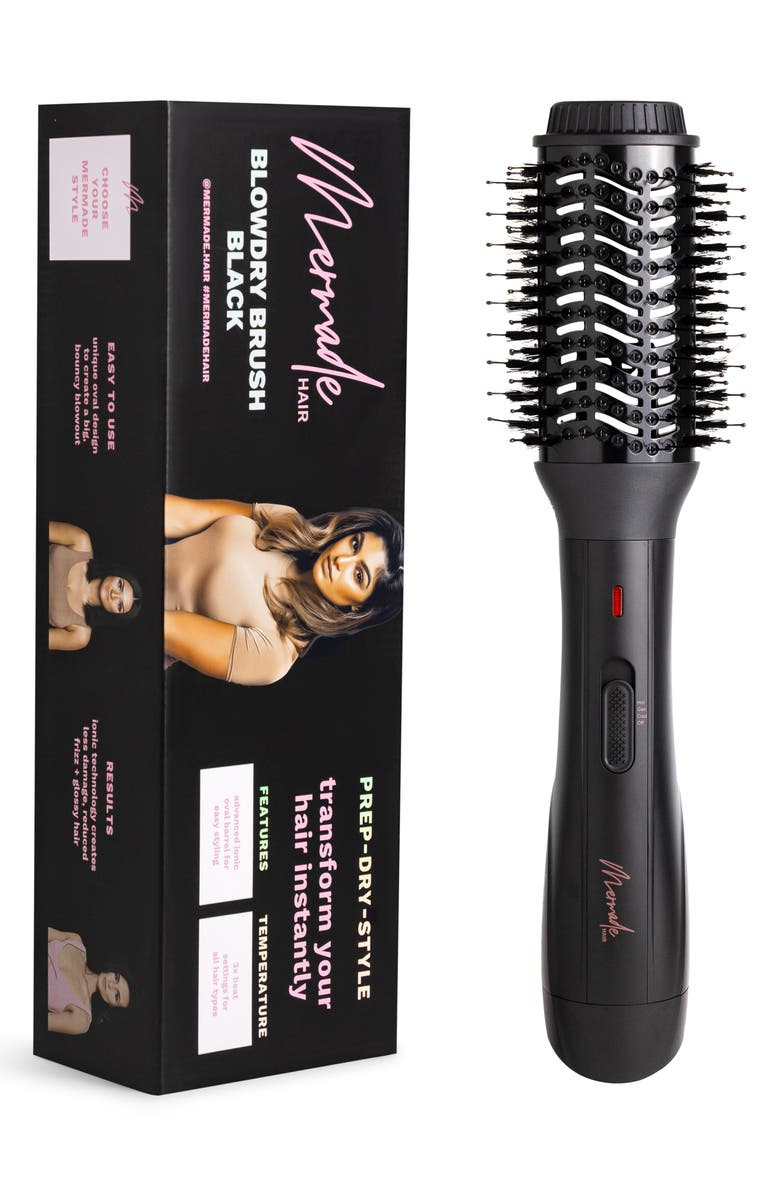 Mermade Hair Blow Dryer Brush, Alternate, color, 