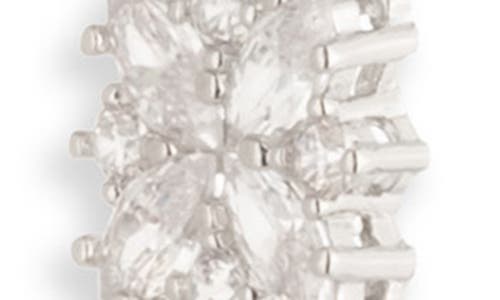 Marchesa Starstruck Cubic Zirconia Linear Earrings In Metallic
