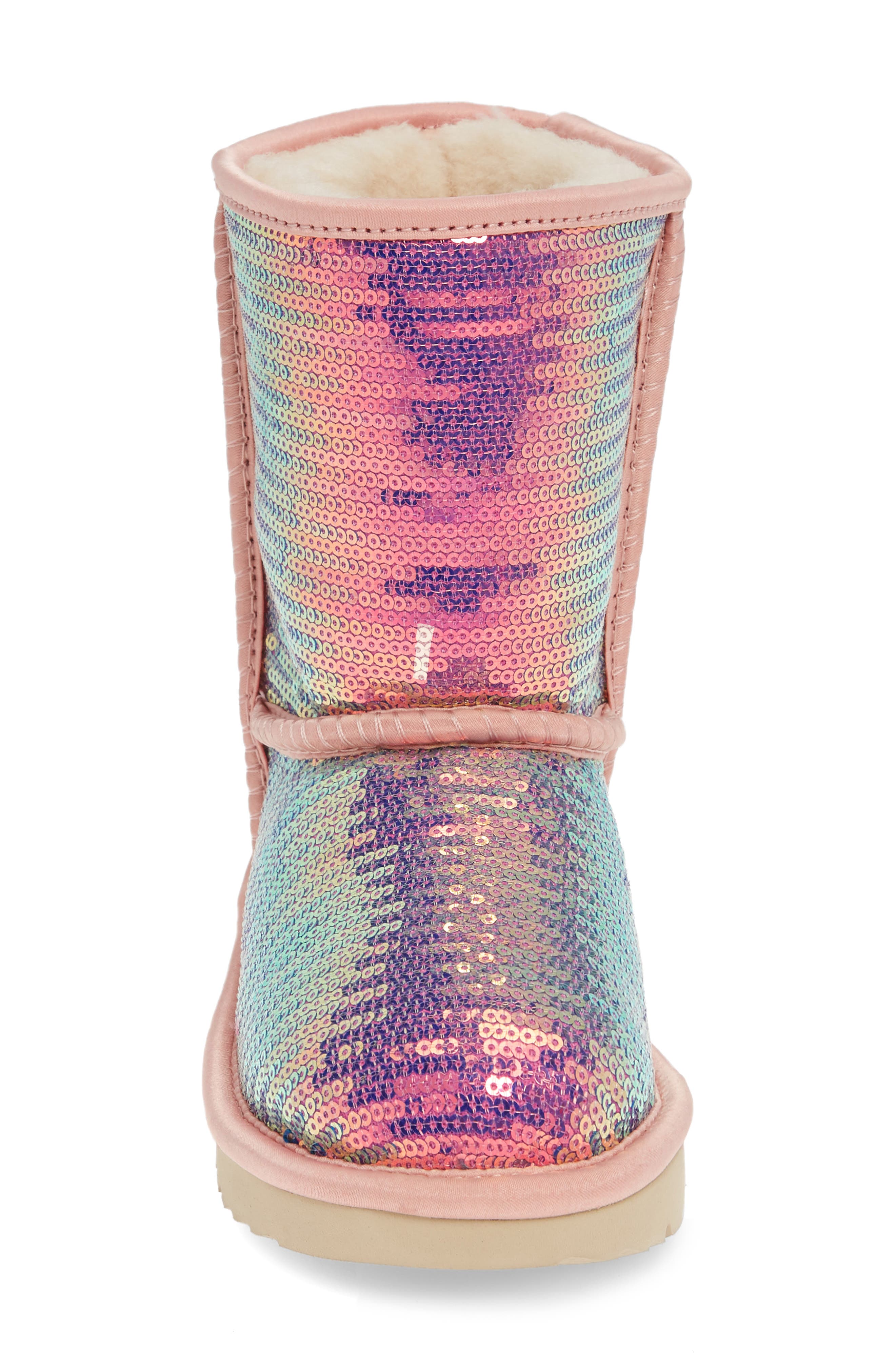 UGG<sup>®</sup> Classic Short II Sequin Boot, Alternate, color, 