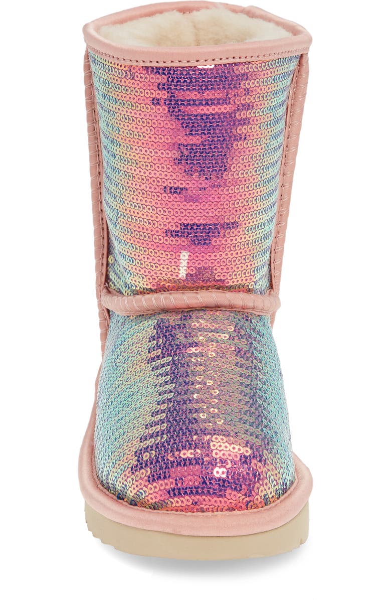 UGG<sup>®</sup> Classic Short II Sequin Boot, Alternate, color,