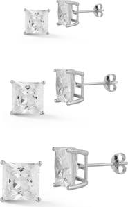 GLAZE JEWELRY Set of 3 Sterling Silver Earrings