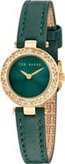 Ted Baker Jolyye Leather Strap Watch, 24mm