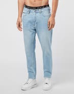 PHILIPP PLEIN Denim Trousers Carrot Fit Iconic Plein Men