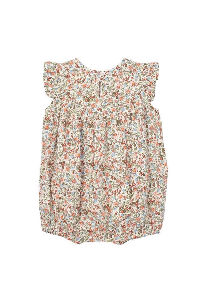 Mabel + Honey Sunset Fields Baby Romper, Alternate, color, Brown