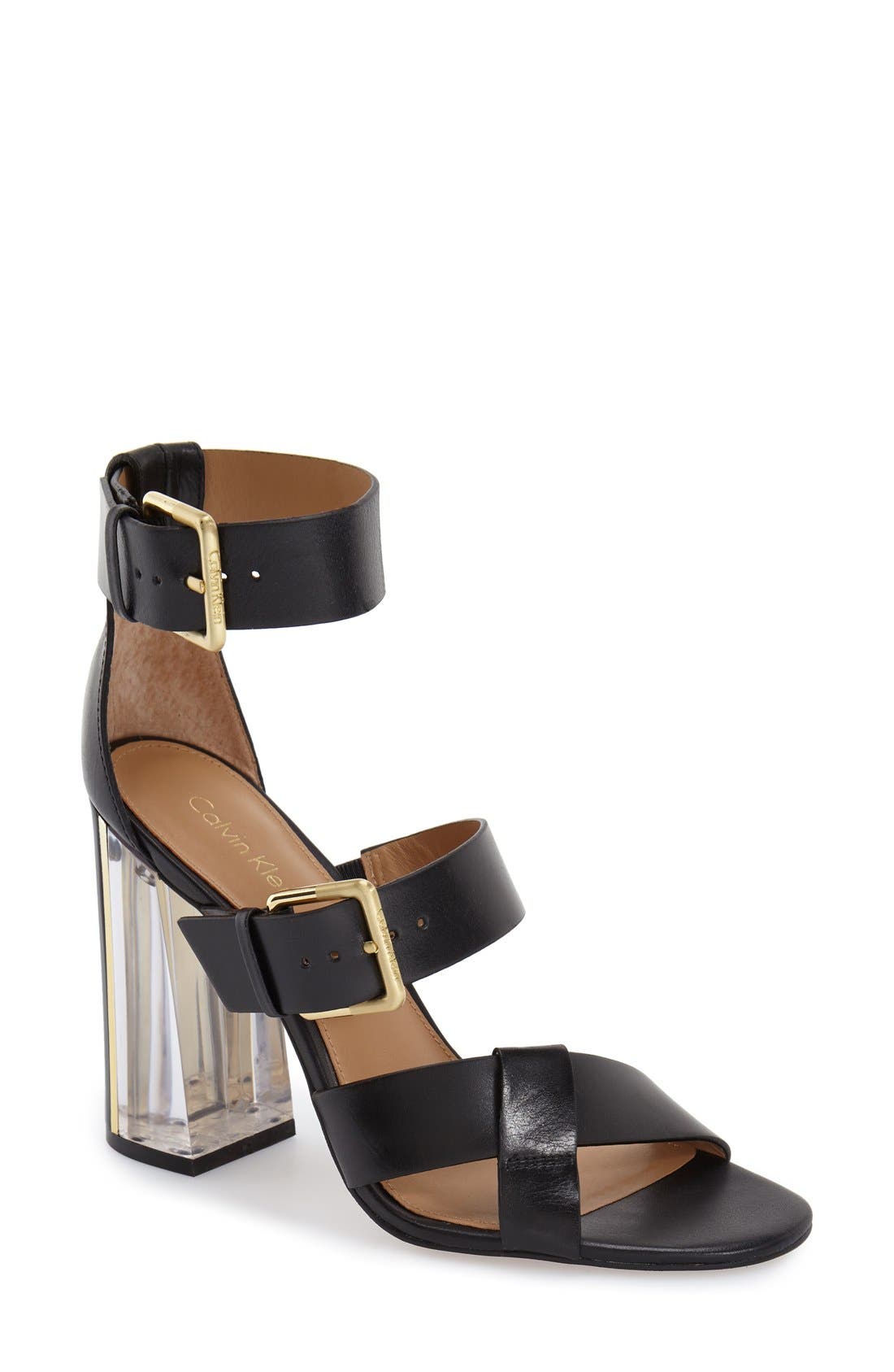 Calvin Klein 'Luana' Sandal, Main, color, 