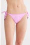 Rhinestone Quilting String Bikini Bottoms