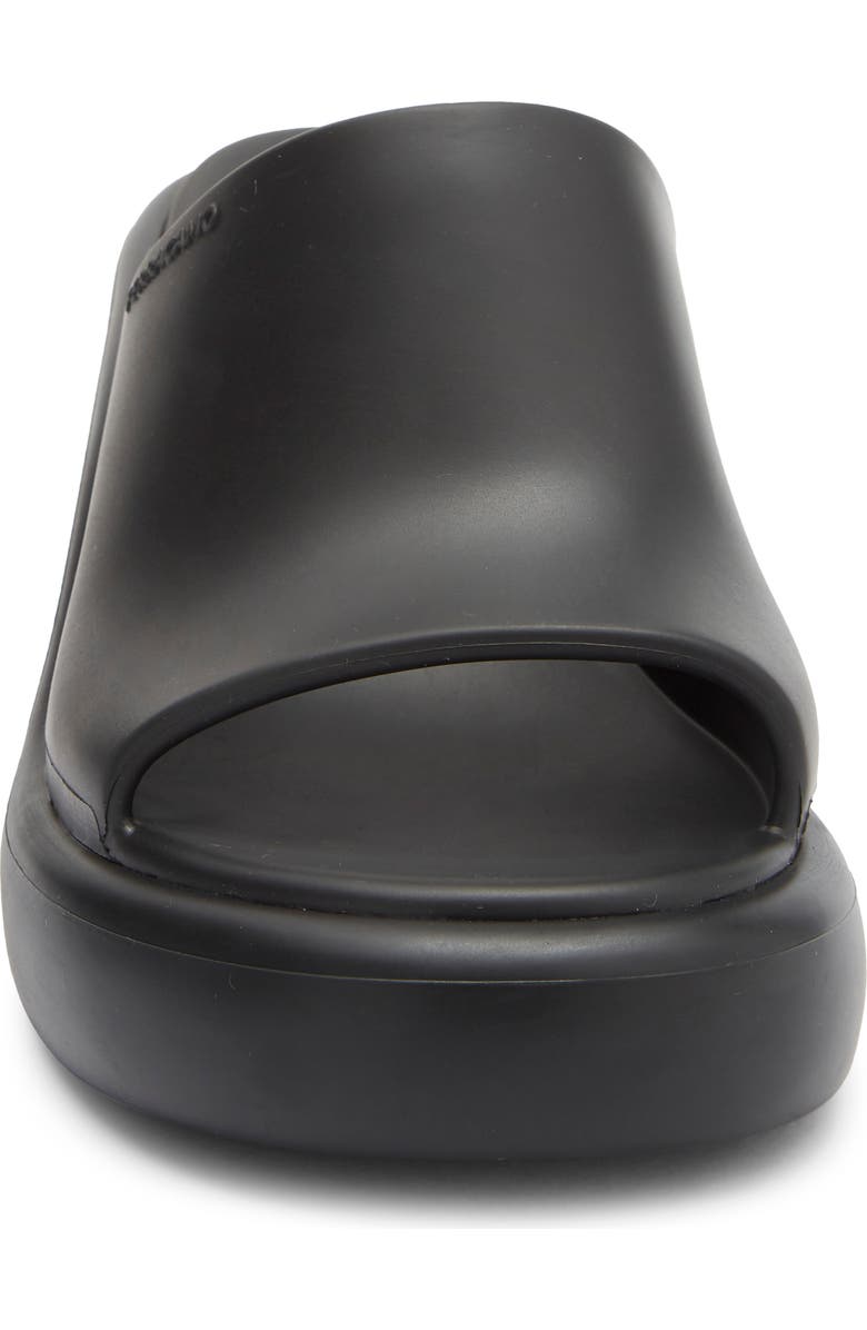 FERRAGAMO Deva Platform Slide Sandal, Alternate, color, Black