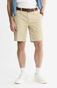 Cotton & Silk Blend Stretch Shorts
