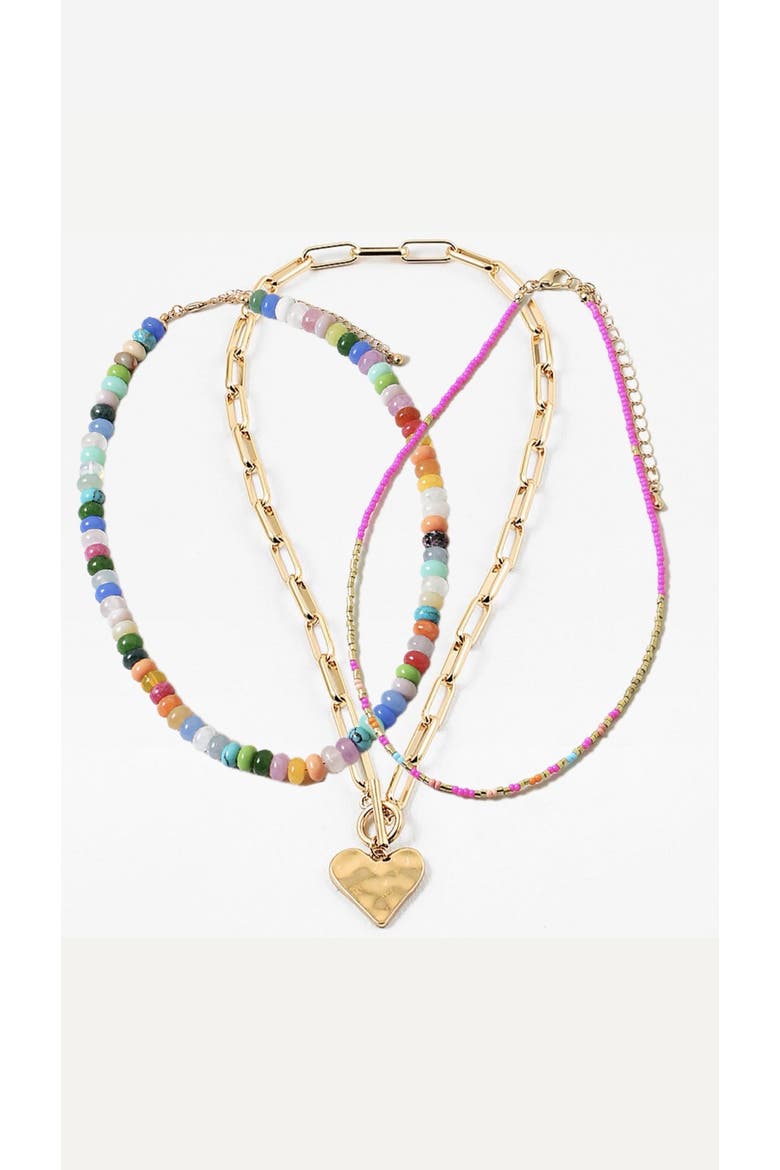 The Good Times Necklace Bundle, Main, color, Pink