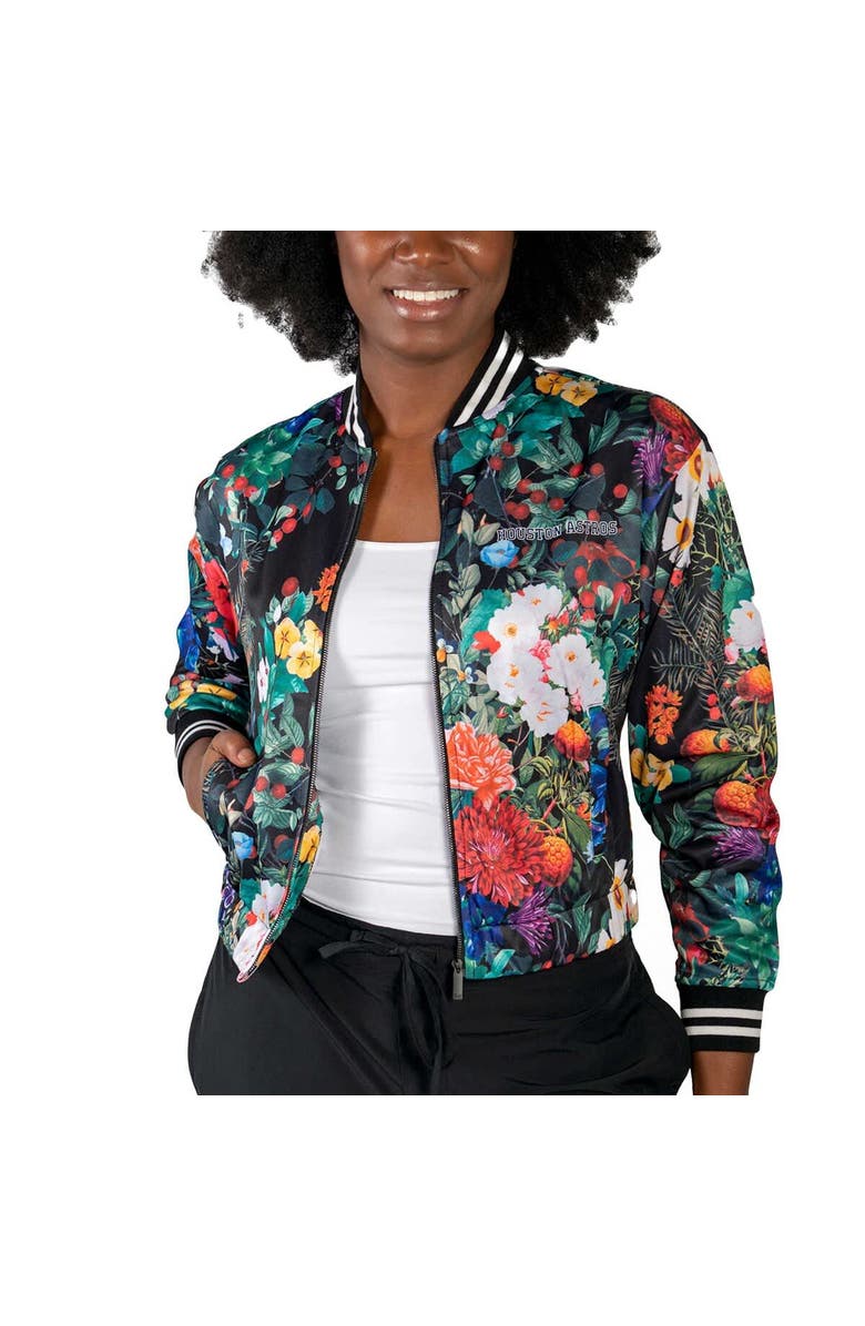 LUSSO Women's Lusso Black Houston Astros Marissa Full-Zip Jacket, Alternate, color, Black