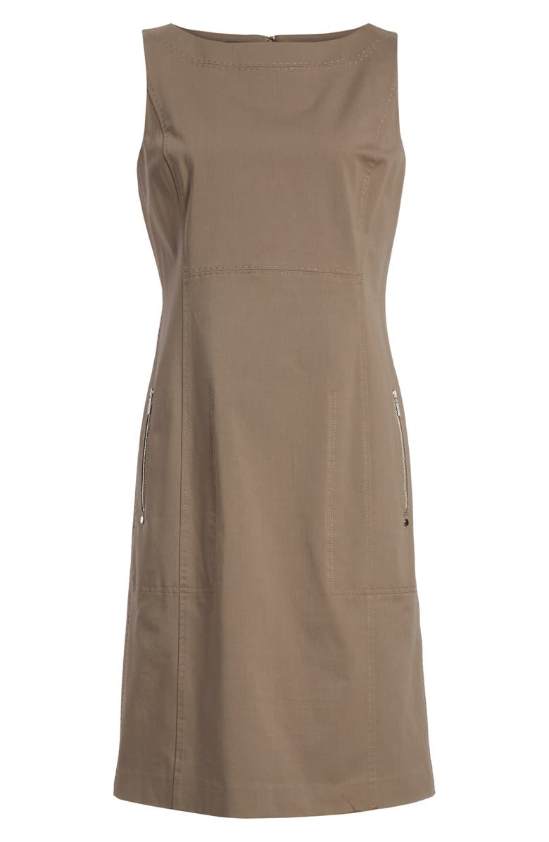 Lafayette 148 New York Paxton Sleeveless Sheath Dress, Alternate, color, 