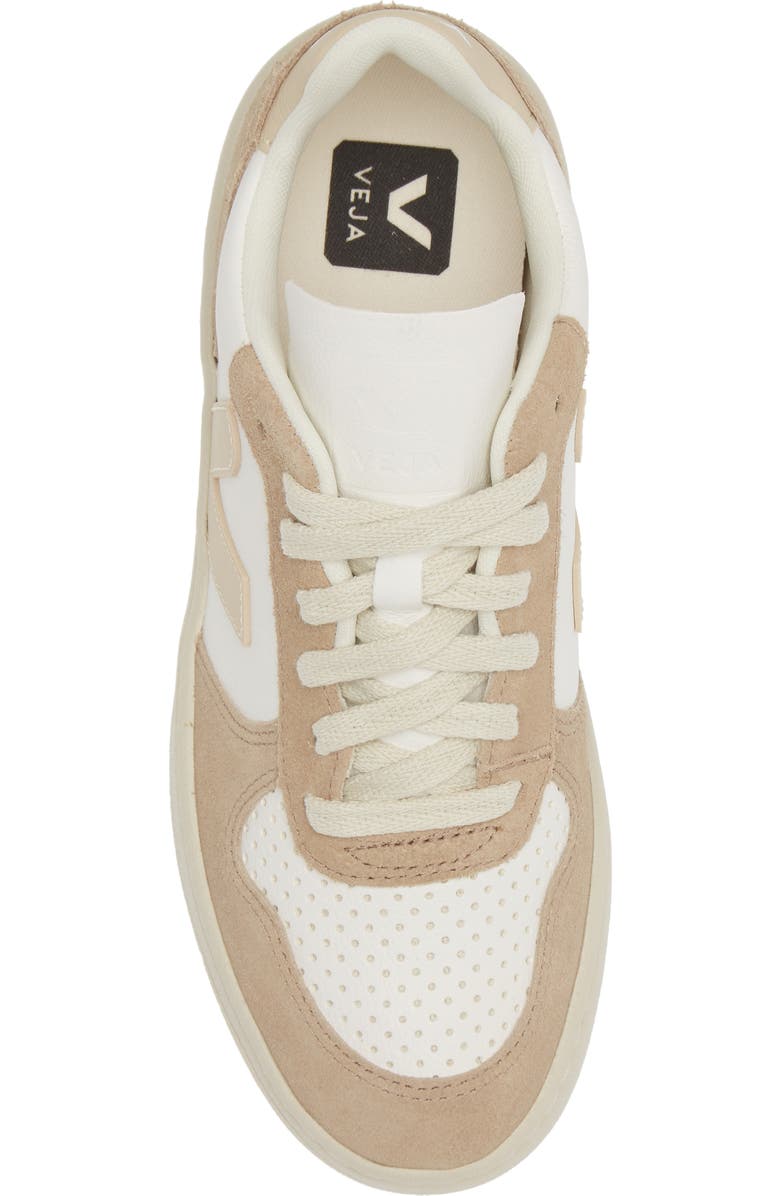 Veja V-10 Sneaker, Alternate, color, Extra-White Sable Sahara
