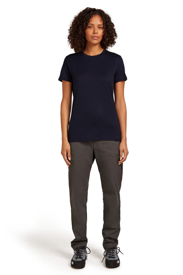Tech Lite III Merino Wool Crewneck Shirt, Alternate, color, MIDNIGHT NAVY