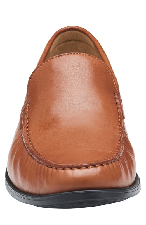 Johnston & Murphy Locklin Venetian Loafer In Cognac Glove Leather