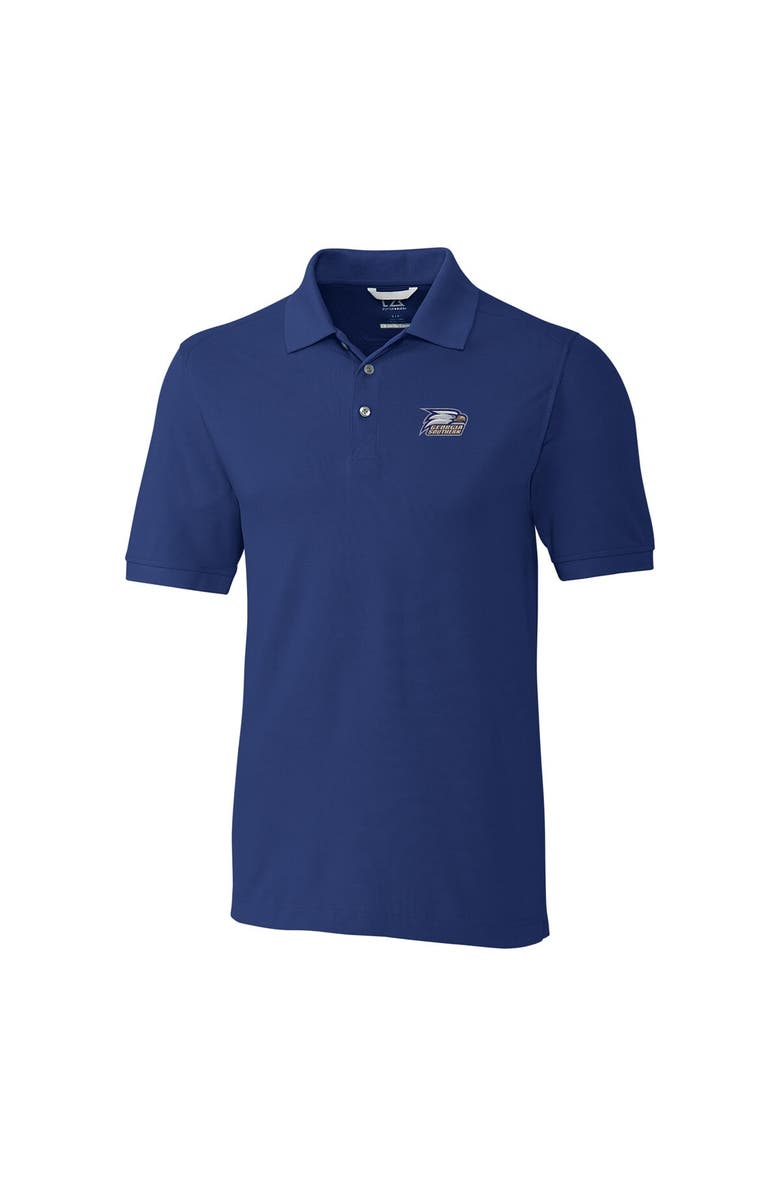Cutter & Buck Men's Cutter & Buck Royal Georgia Southern Eagles Collegiate Big & Tall Advantage DryTec Polo, Main, color,