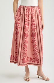 Cleobella Reese Print Ankle Skirt