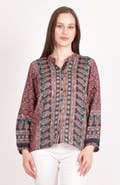 RAAS Ayla Muslin Silk Button-Up Top
