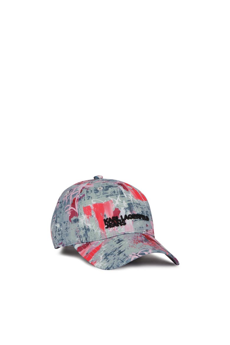 Women's Logo Cap All-Over Print, Main, color, Painters Print AOP Pink