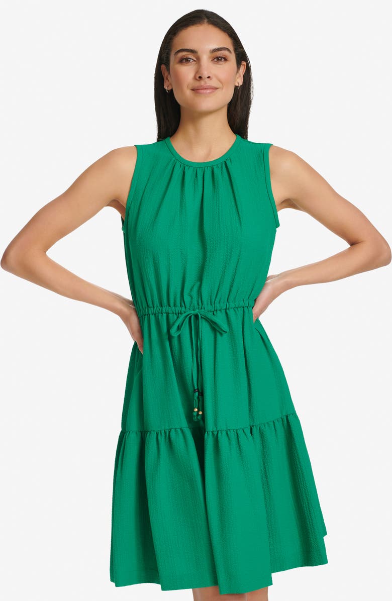 Calvin Klein Sleeveless Tiered A-Line Dress, Alternate, color,