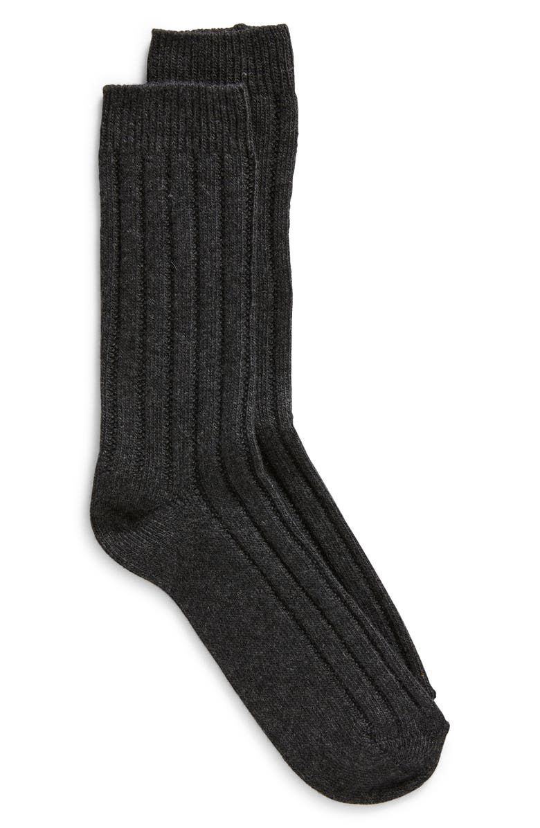Nordstrom Rib Crew Socks, Main, color,