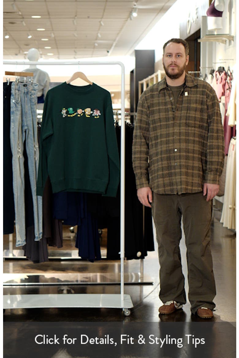 Amateur’s Embroidered Icon Cotton Fleece Sweatshirt video