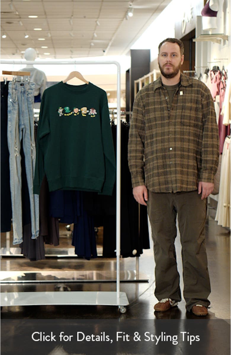 Amateur’s Embroidered Icon Cotton Fleece Sweatshirt, sales video thumbnail