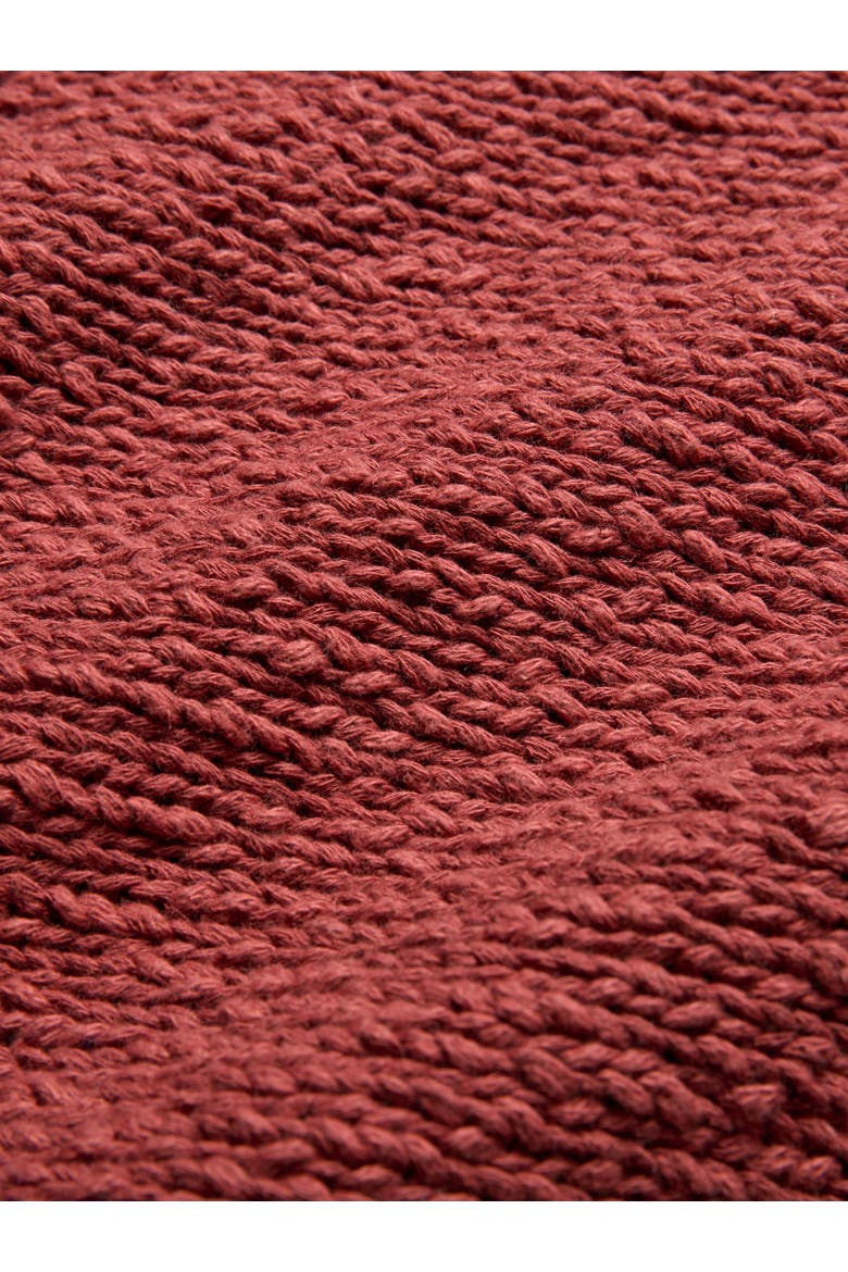 Slub Knit Button Detail Sweater, Alternate, color, Clay