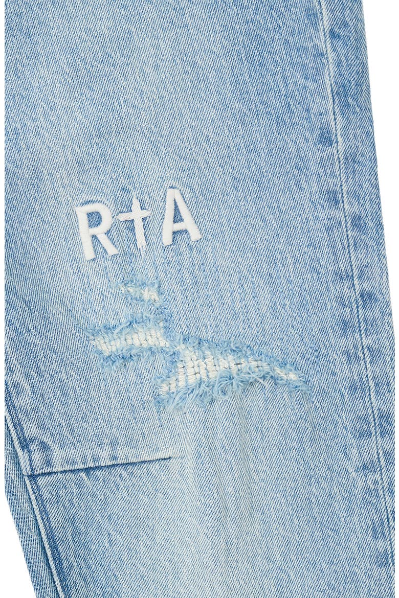 Clayton Rip & Repair Skinny Jeans, Alternate, color, FRAYED INDIGO