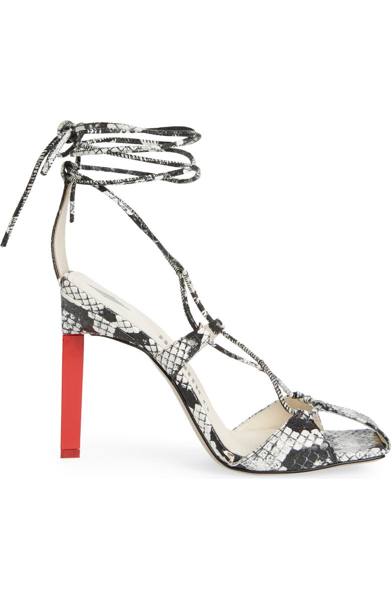 The Attico Adele Lace-Up Sandal, Alternate, color,