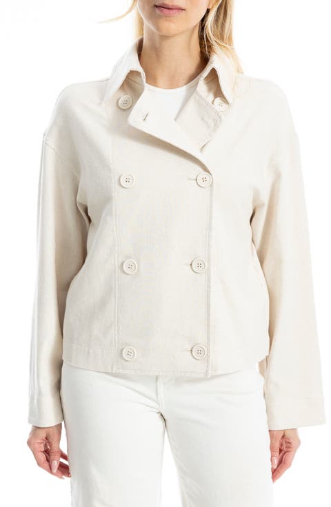 Double Breasted Twill Jacket