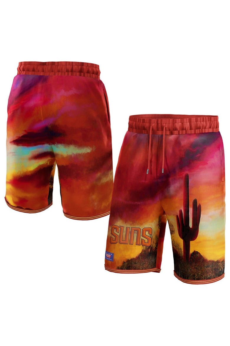 Unisex NBA & KidSuper Studios by Fanatics Red Phoenix Suns Hometown Shorts, Main, color, Red
