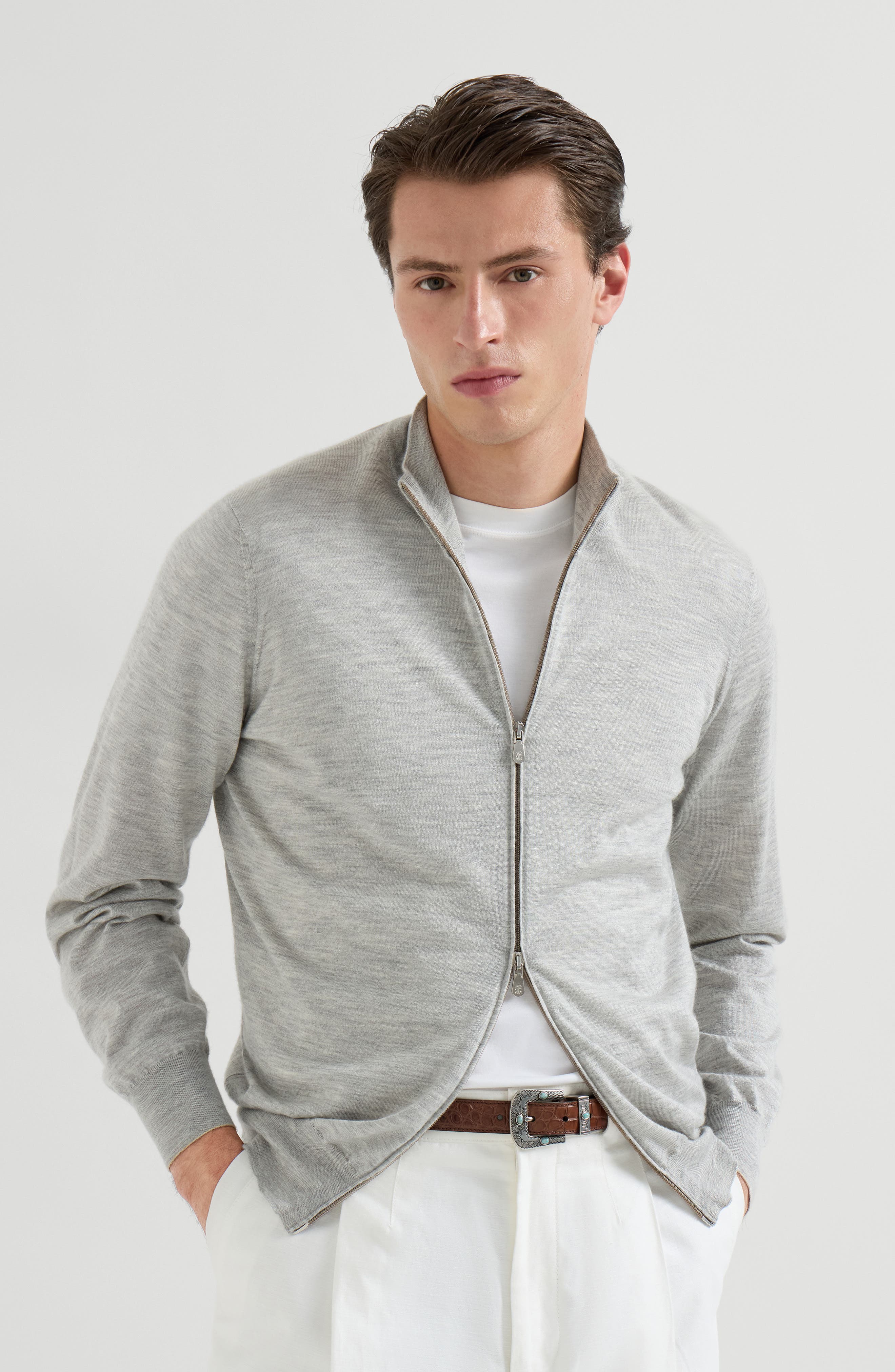 Cashmere and silk cardigan - image 5