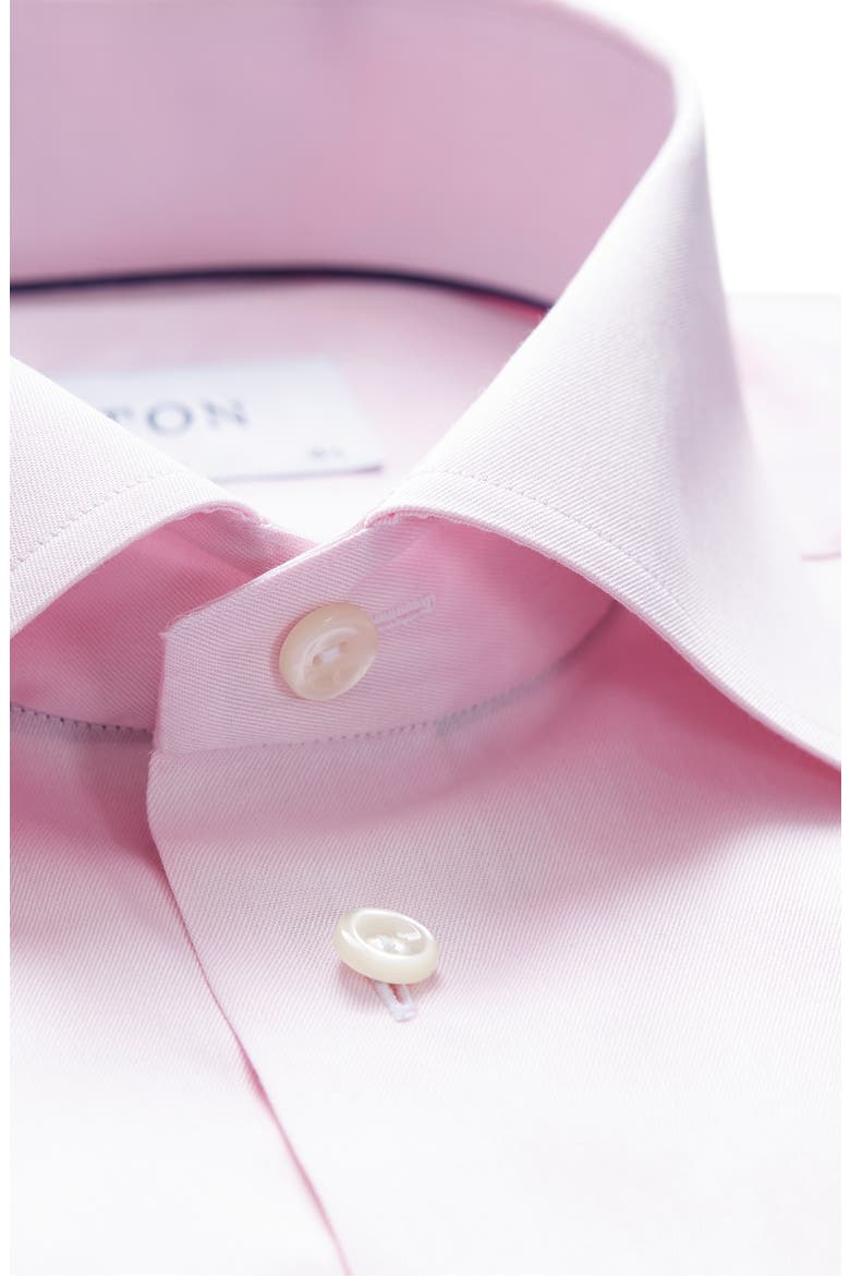 Contemporary Fit Twill Dress Shirt, Alternate, color, PINK