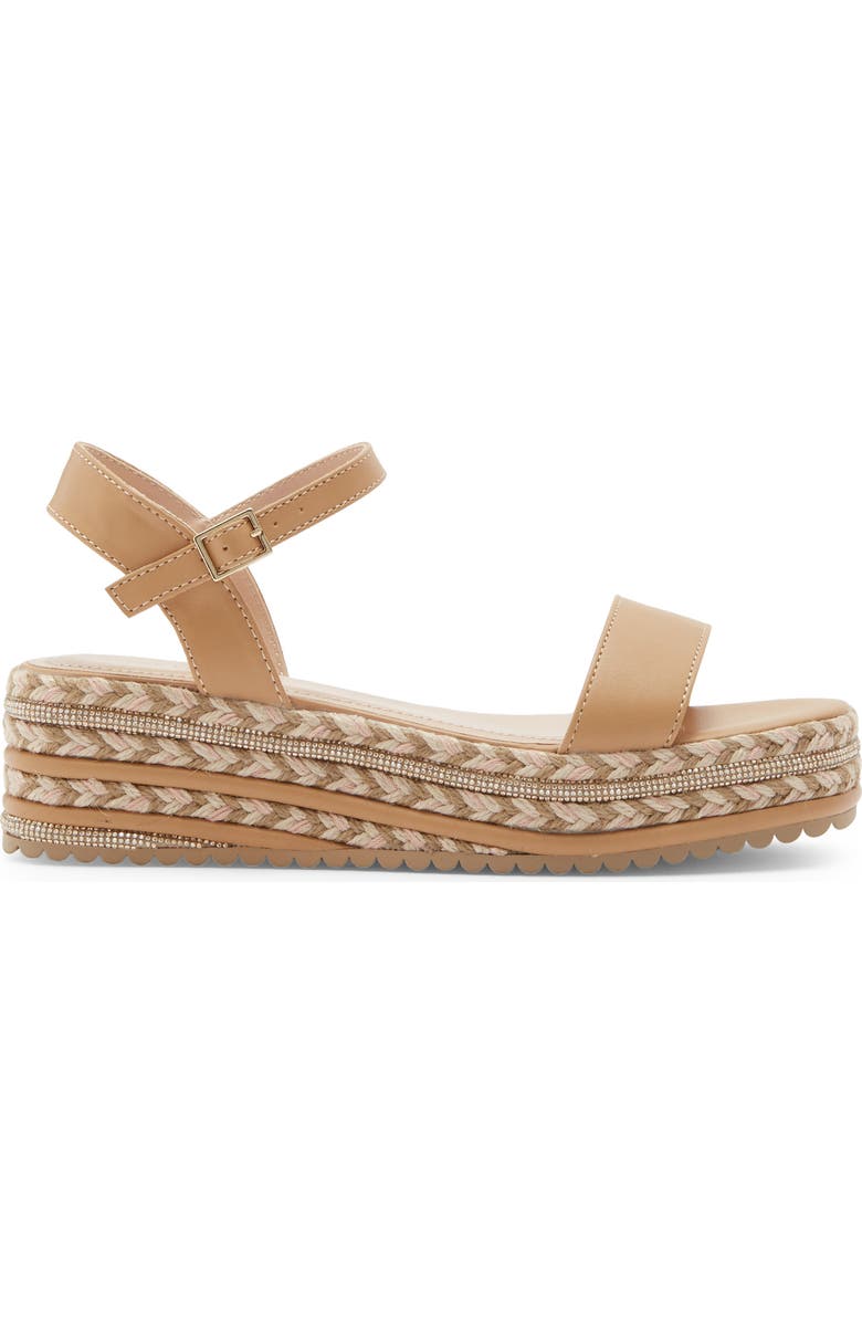 Steve Madden Kids' Berry Espadrille Wedge Sandal, Alternate, color, Cognac
