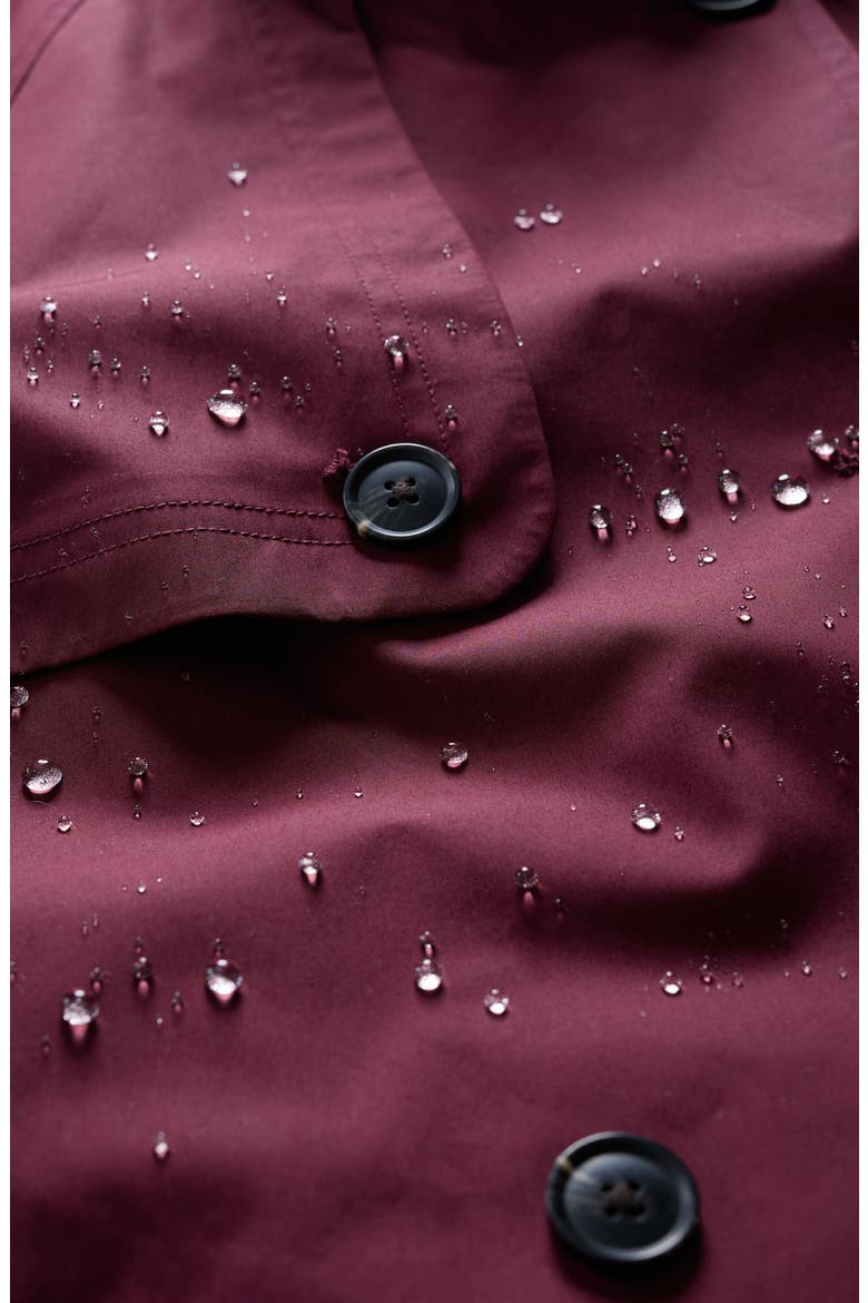 Penweathers Waterproof Trench Coat, Alternate, color, MERLOT