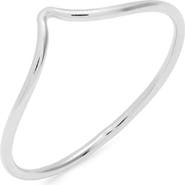 Nashelle Slim Chevron Ring