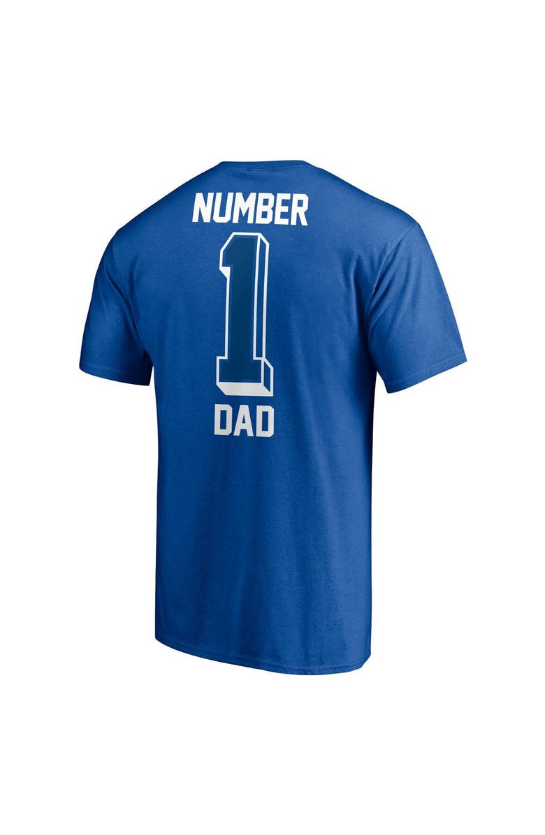 FANATICS Men's Fanatics Branded Royal Indianapolis Colts #1 Dad T-Shirt, Alternate, color, Royal