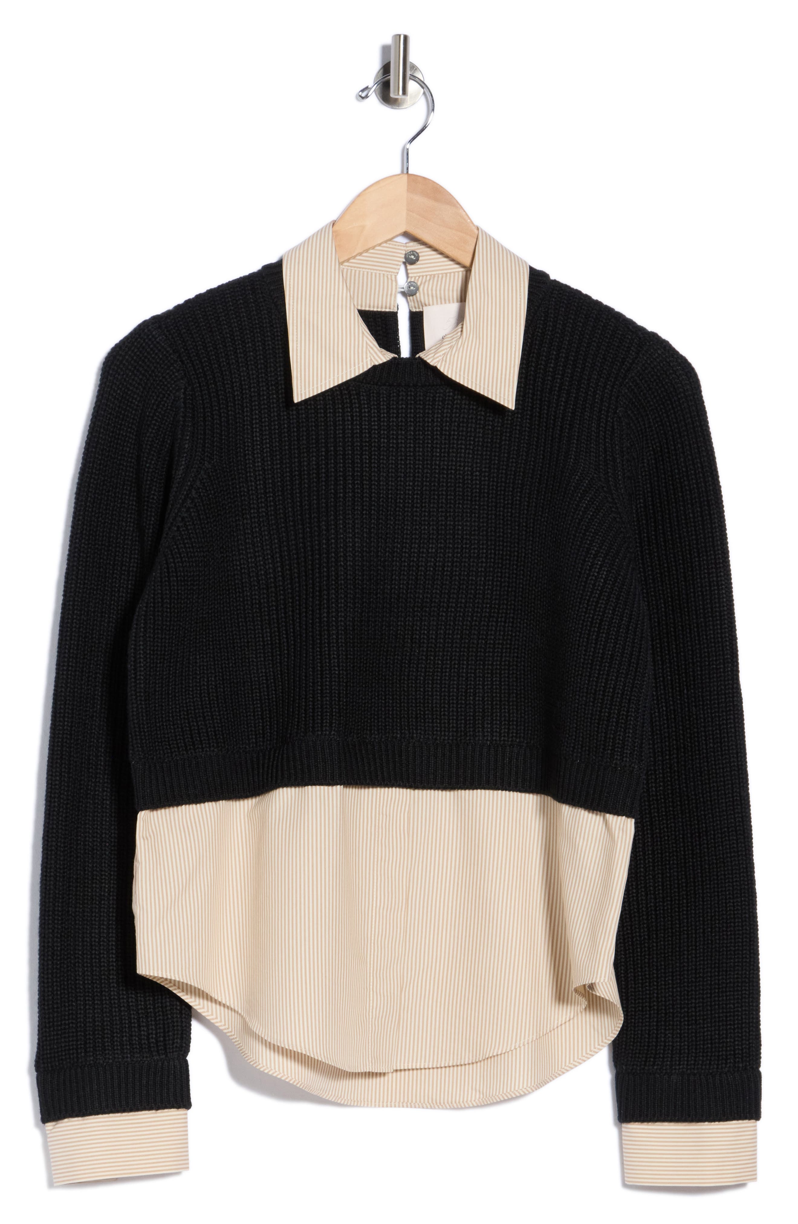 selected BLACK/ CAPPUCINO STRIPE