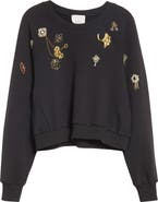 Cinq à Sept Jennifer Gold Brooches Sweatshirt