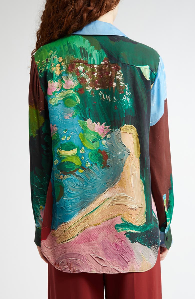 Stine Goya Summer House Relaxed Button-Up Shirt, Alternate, color,