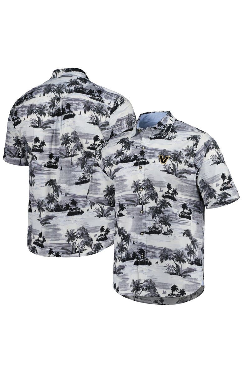 Tommy Bahama Men's Tommy Bahama Black Vanderbilt Commodores Tropical Horizons Button-Up Shirt, Main, color, 