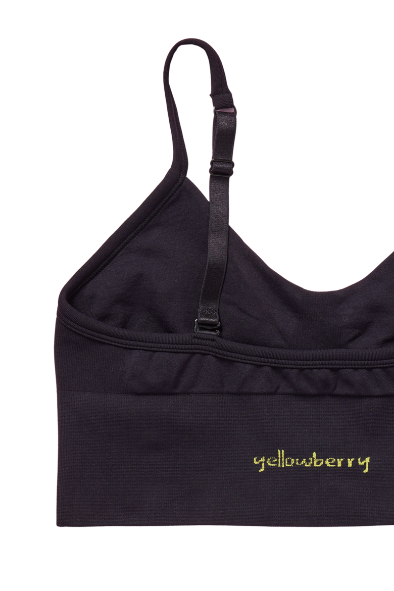 Lola Seamless Crop Bra, Alternate, color, Black