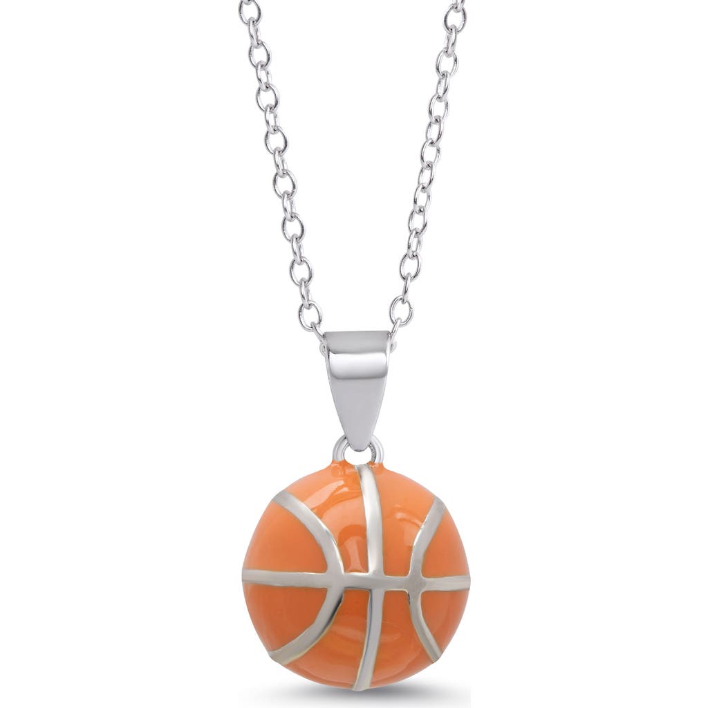Lily Nily 3d Basketball Necklace In Silver