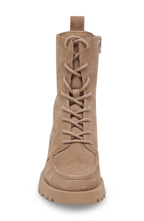 Dolce Vita Erlene Combat Boot In Brown